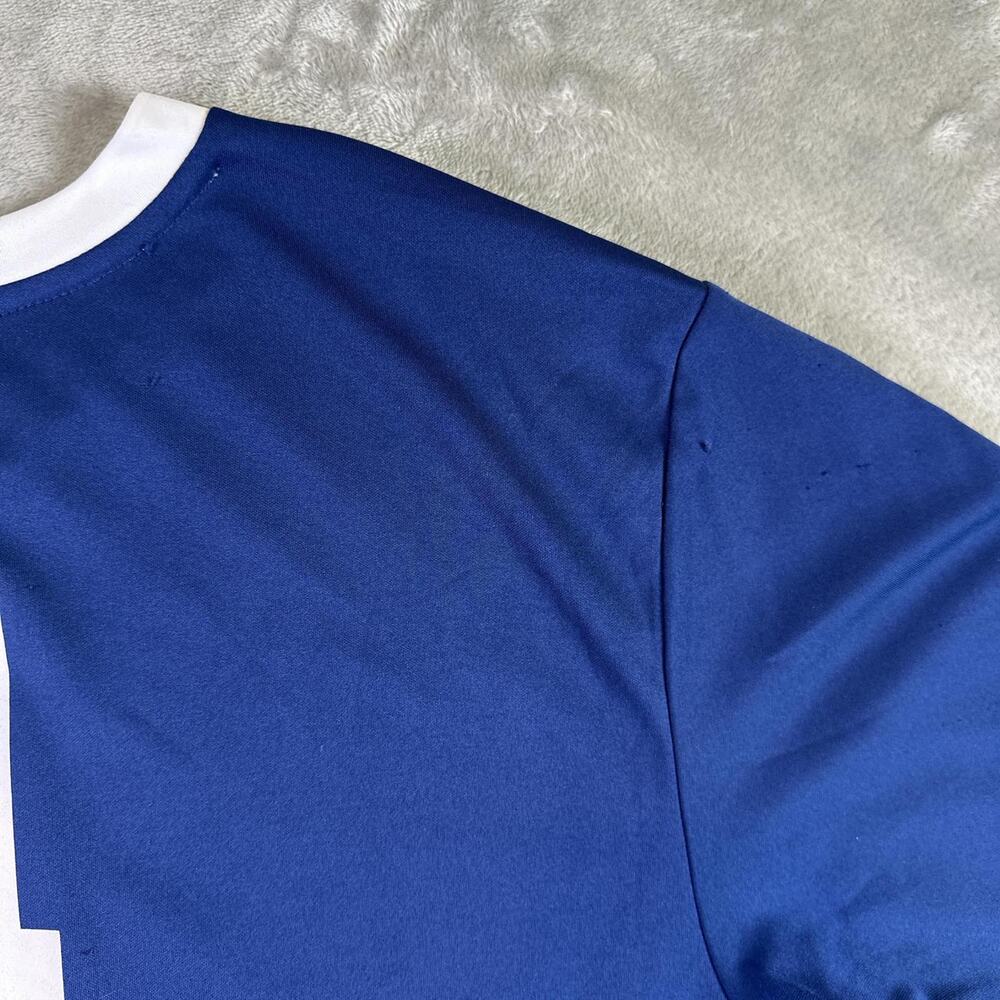 Y2K Diadora Soccer Jersey Blue 4Life Sponsor 4 Football Shirt Mens Large - Picture 7 of 8